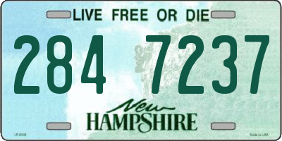 NH license plate 2847237