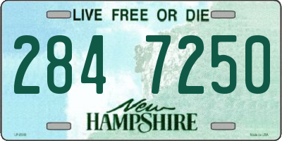 NH license plate 2847250