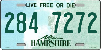 NH license plate 2847272