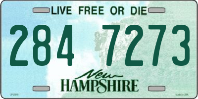 NH license plate 2847273