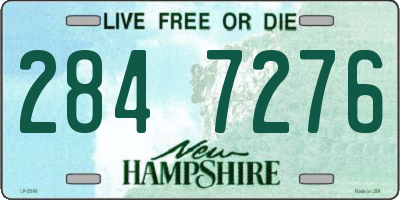 NH license plate 2847276