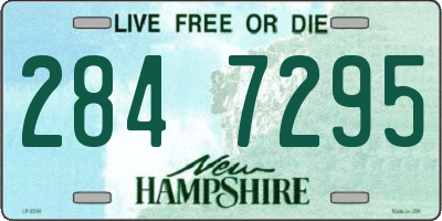 NH license plate 2847295