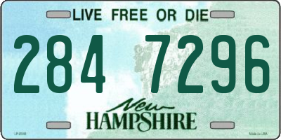 NH license plate 2847296
