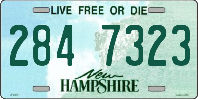 NH license plate 2847323