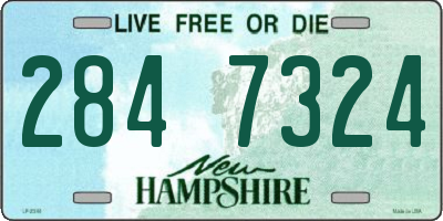 NH license plate 2847324
