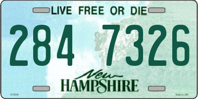 NH license plate 2847326