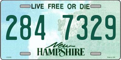 NH license plate 2847329
