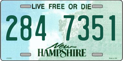 NH license plate 2847351