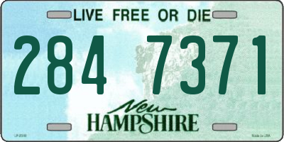 NH license plate 2847371
