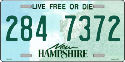 NH license plate 2847372