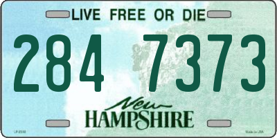NH license plate 2847373