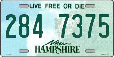 NH license plate 2847375