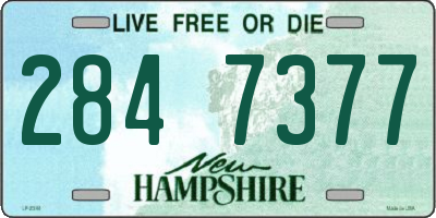 NH license plate 2847377