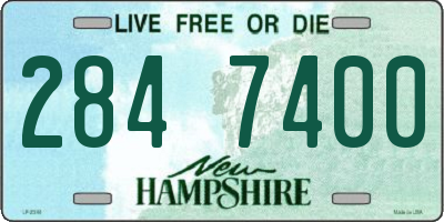NH license plate 2847400