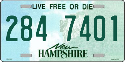NH license plate 2847401