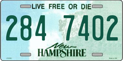NH license plate 2847402