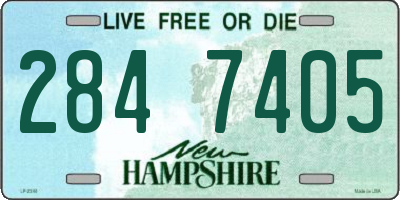 NH license plate 2847405