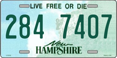 NH license plate 2847407