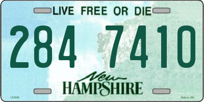 NH license plate 2847410