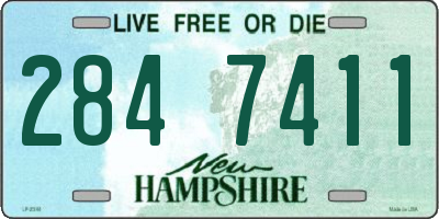 NH license plate 2847411