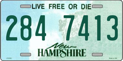 NH license plate 2847413