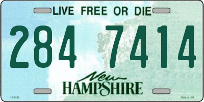 NH license plate 2847414