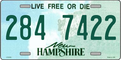 NH license plate 2847422