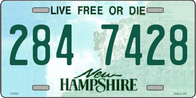 NH license plate 2847428