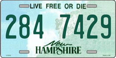 NH license plate 2847429