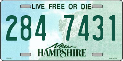 NH license plate 2847431