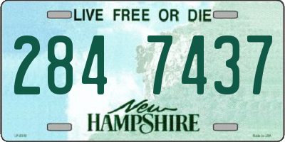 NH license plate 2847437