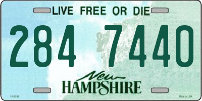 NH license plate 2847440