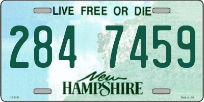 NH license plate 2847459