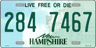 NH license plate 2847467