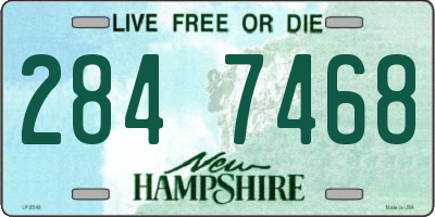 NH license plate 2847468