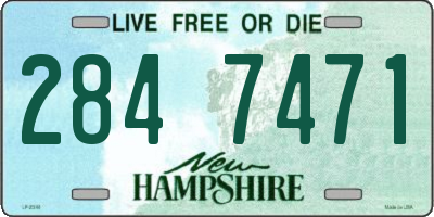 NH license plate 2847471