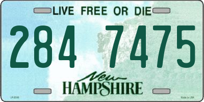 NH license plate 2847475