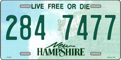 NH license plate 2847477