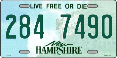 NH license plate 2847490