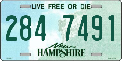 NH license plate 2847491