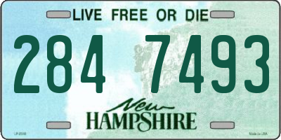 NH license plate 2847493