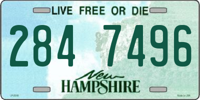 NH license plate 2847496