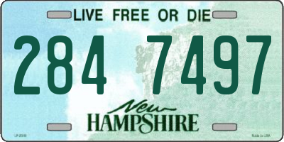 NH license plate 2847497
