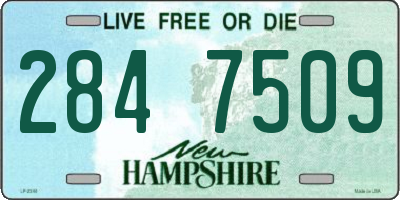 NH license plate 2847509