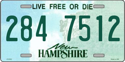 NH license plate 2847512
