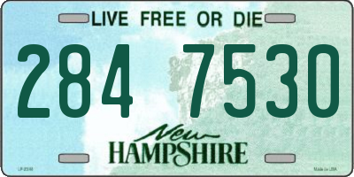 NH license plate 2847530