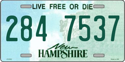 NH license plate 2847537