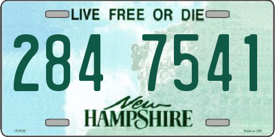 NH license plate 2847541