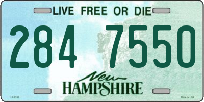 NH license plate 2847550