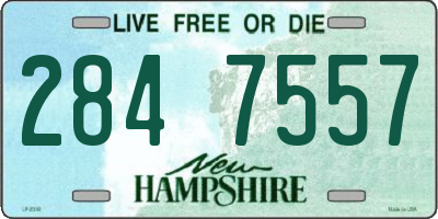 NH license plate 2847557